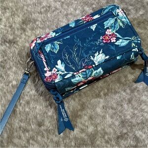 Floral Blue Crossbody Bag Vera Bradley